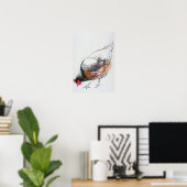 Feeding Hen Trasierra 1998 Poster (Thuiskantoor)