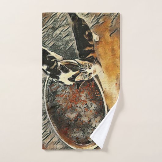 Feeding Time ! (Serviette à main)