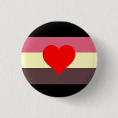 feedist pride flag pin ronde button 3,2 cm (Voorkant)