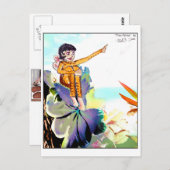 Feeën 4 van de boom briefkaart (Voorkant / Achterkant)