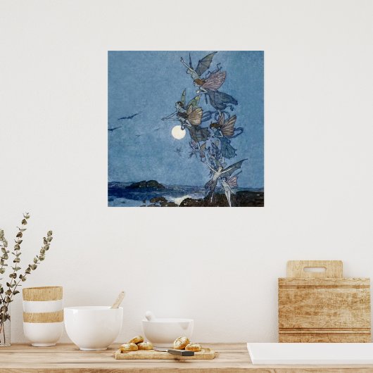 “Feeën en elfen” van Edmund Dulac uit “The Temp Poster (Keuken)