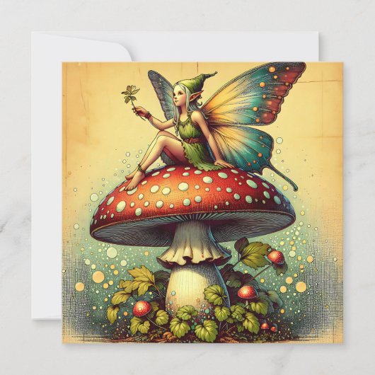  feeën en paddenstoelen (Voorkant)