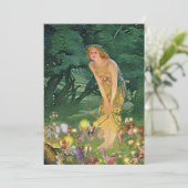 Feeën in het maanlicht kaart (Staand voorkant)