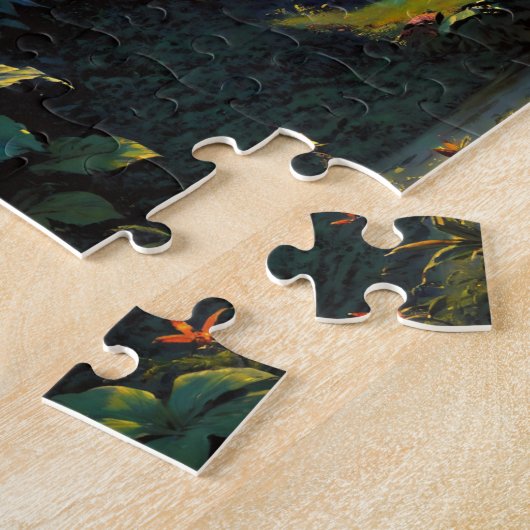 Feeën in het Sunset Oerwoud - Puzzel Legpuzzel (Zijkant)