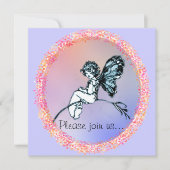 feeën, uitnodiging (Voorkant)