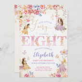 Feeëntuin Verjaardag Kaart (Voorkant / Achterkant)