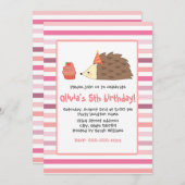 Feegel en cupcake kaart (Voorkant / Achterkant)