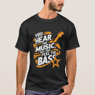 Feel the Bass – Bold T-shirt voor Rhythm-Driven So