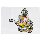 Feel the Blues - Artistiek gitaarontwerp Groot Cadeauzakje (Achterkant)