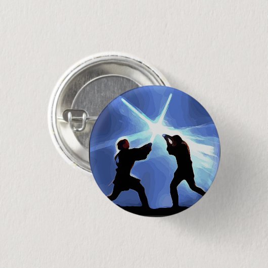 Feel the Force Ronde Button 3,2 Cm (Voorkant /achterkant)