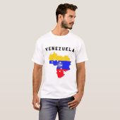 Feel the heartbeat of Venezuela with this vibrant T-shirt (Voorkant volledig)