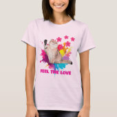 FEEL THE LOVE TRENDY T-SHIRT ADVcreators ARTICLE80 (Devant)