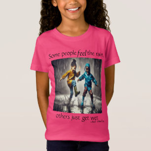 "Feel the Rain" Meisjes T-shirt