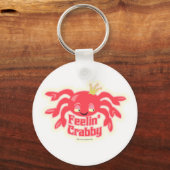 Feelin Crabby Cute Crab Sleutelhanger (Voorkant)