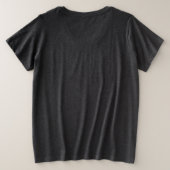 Feelin Groovy Gepersonaliseerde Retro 70s  Grote Maat T-shirt (Design achterkant)