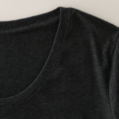 Feelin Groovy Gepersonaliseerde Retro 70s  Grote Maat T-shirt (Detail - kraag)