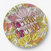 Feelin' Groovy Papieren Bordje (Voorkant)