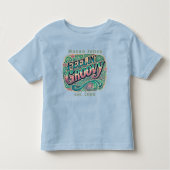 Feelin' Groovy Retro 70s  Psychedelic Kinder Shirts (Voorkant)