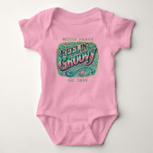 Feelin' Groovy Retro 70s  Psychedelic Romper (Voorkant)