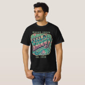 Feelin' Groovy Retro 70s  Psychedelic T-shirt (Voorkant volledig)