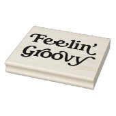 Feelin' Groovy Rubber Art Stamp Rubberstempel (Stempel)
