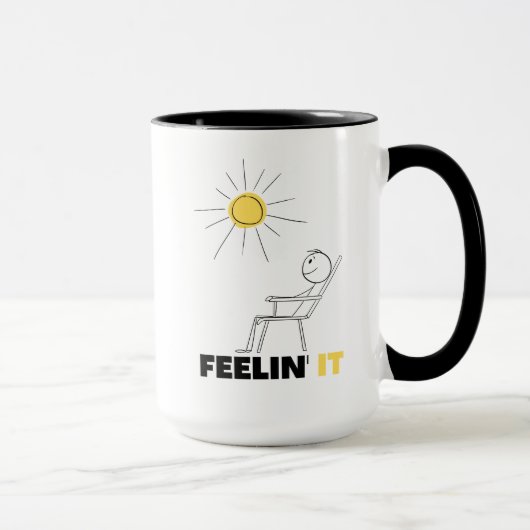 Feelin' It Vacances Beach Chaise Mug (Droite)