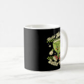 Feelin’ Matcha Better Today Kawaii Cute Boba Bubbl Koffiemok (Voorkant rechts)