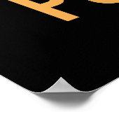 Feelin Pumped Funny Pumpkin Pun Dark BG Poster (Hoek)