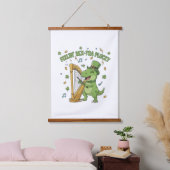 Feelin' Rex-tra Plucky Funny St. Patrick's Day Hangend Wandkleed (Slaapkamer)