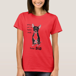 Feelin' Small Chihuahua Ringer T-shirt