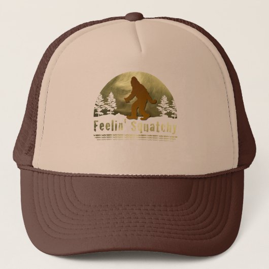 Feelin' Squatchy Trucker Pet (Voorkant)