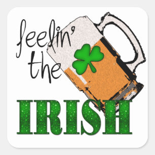 Feelin' The Irish FTIX Vierkante Sticker