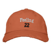 Feeling (22)personalized  Embroidered Baseball Cap (Voorkant)