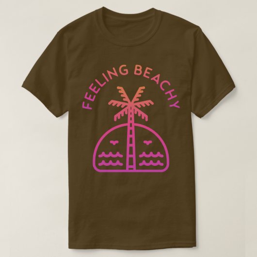 Feeling Beachy T-shirt (Design voorkant)
