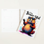 Feeling Beaver-tiful - Funny Beaver Graphic (Devant avec enveloppe)