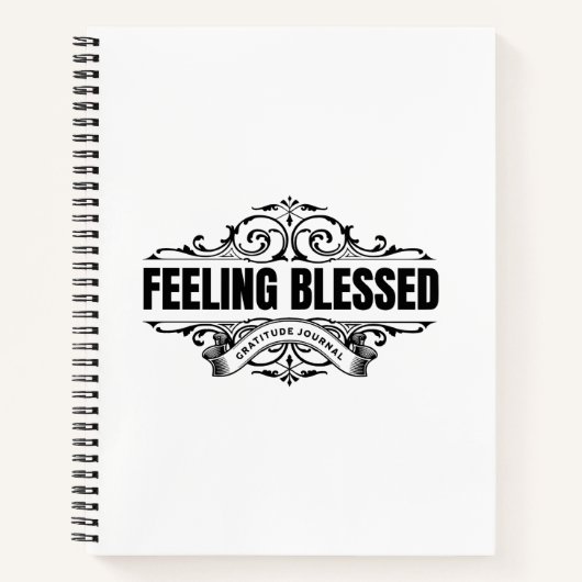 Feeling Blessed: Gratitude Journal  Notitieboek (Voorkant)
