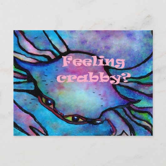 Feeling Crabby Briefkaart (Voorkant)