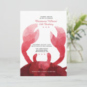 Feeling Crabby-uitnodiging Kaart (Staand voorkant)