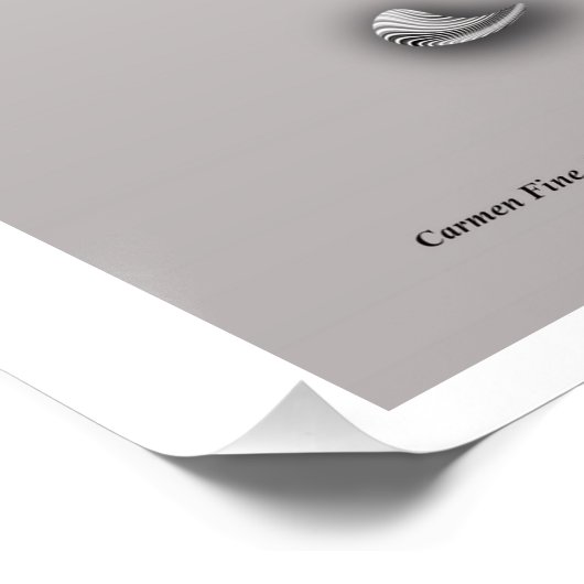 "Feeling en perceptie", glanzend Poster Perfect Poster (Hoek)