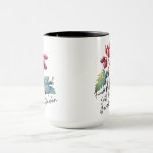 Feeling Grapeful Grandma's Garden Floral Art Print Mok (Midden)