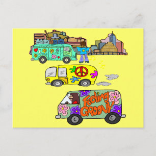Feeling Groovy Baby Boomer Briefkaart