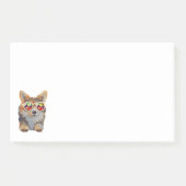 Feeling Groovy Corgi Post-it® Notes (Voorkant)