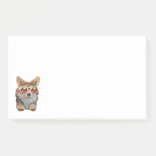 Feeling Groovy Corgi Post-it® Notes