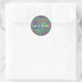 Feeling Groovy Ronde Sticker (Tas)