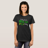 Feeling Kinda Irish Ish Today Shamrock Proud St Pa T-shirt (Voorkant volledig)