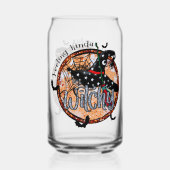 Feeling Kinda Witchy - Halloween Witch Pet Blikvorm Glas (Voorkant)