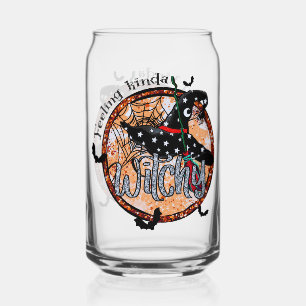 Feeling Kinda Witchy - Halloween Witch Pet Blikvorm Glas