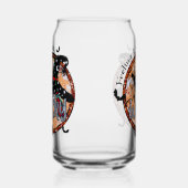 Feeling Kinda Witchy - Halloween Witch Pet Blikvorm Glas (Rechts)