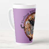 Feeling Kinda Witchy - Halloween Witch Pet Latte Mok (Linkerhoek)