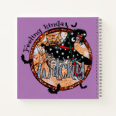 Feeling Kinda Witchy - Halloween Witch Pet Notitieboek (Achterkant)